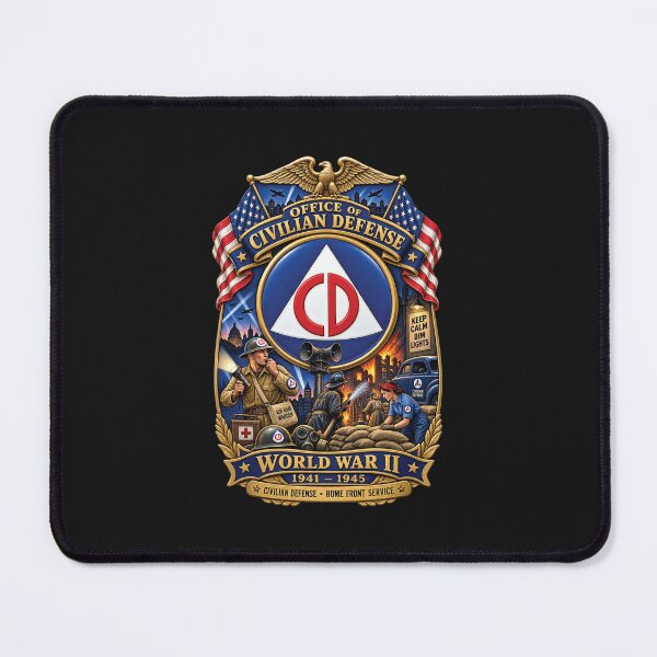 Item preview, Office of Civil Defense (CD) - WWII - 3D - Enhanced designed and sold by Military Insignia Products.