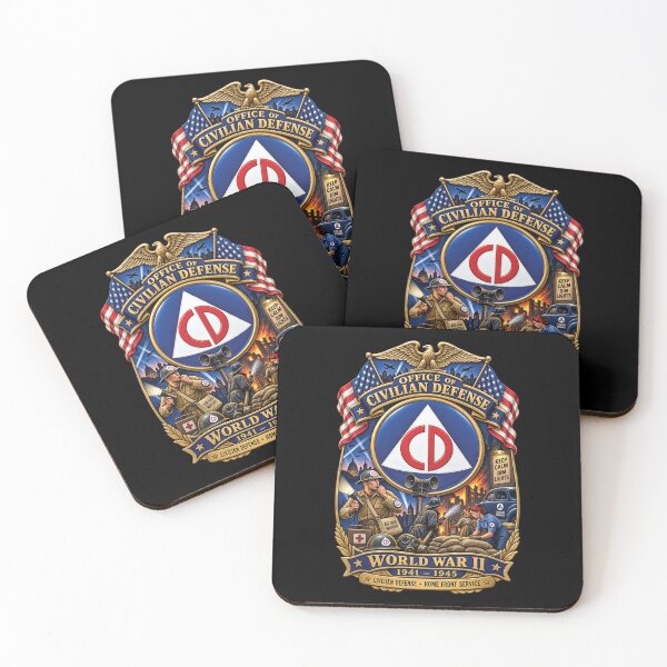Item preview, Office of Civil Defense (CD) - WWII - 3D - Enhanced designed and sold by Military Insignia Products.