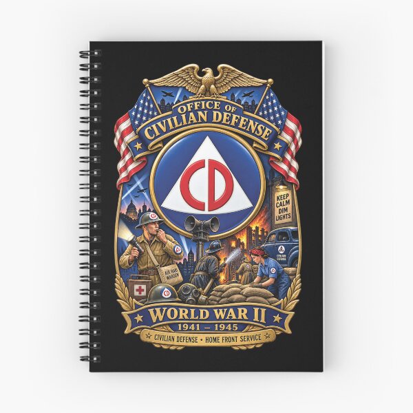 Item preview, Office of Civil Defense (CD) - WWII - 3D - Enhanced designed and sold by Military Insignia Products.