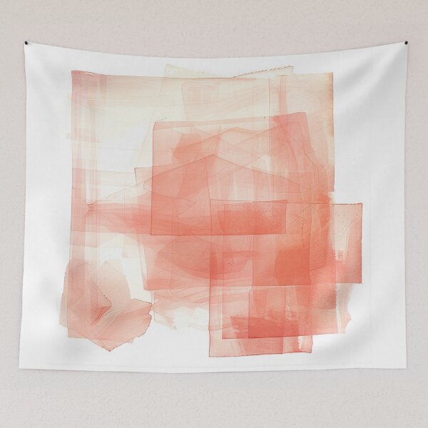 Item preview, Abstract Painting Peach G2 designed and sold by CrumbBumStudio.