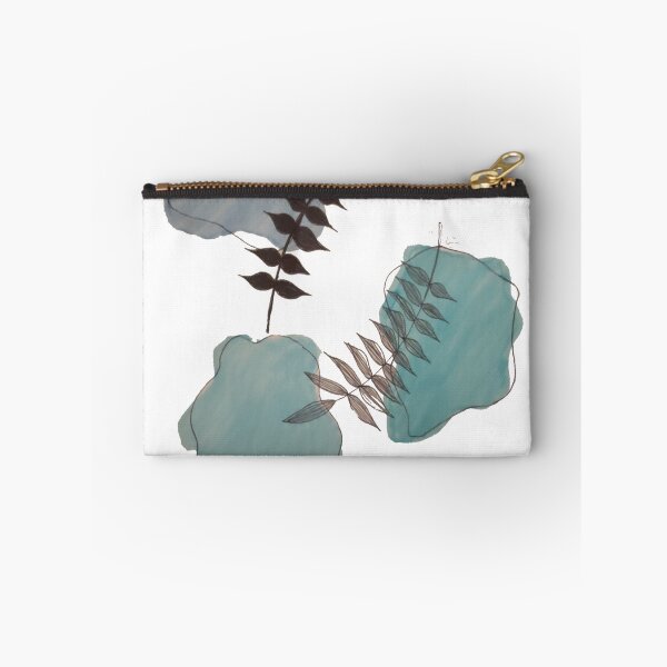 Item preview, Abstract leaf sketch with blue designed and sold by Oasis-studios.