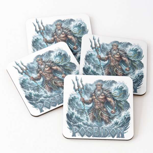 Item preview, Poseidón, dios del mar, rey del mar designed and sold by Hephaestus's Forge.