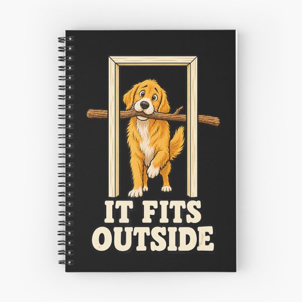 Item preview, It Fits Outside Funny Dog Carrying a Big Stick designed and sold by NoeValdric.