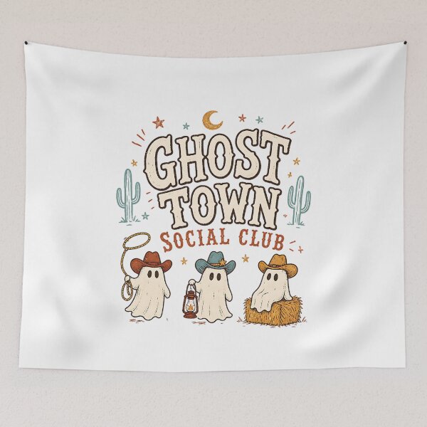 Item preview, Western Ghost Halloween Graphic designed and sold by ice-apparel.
