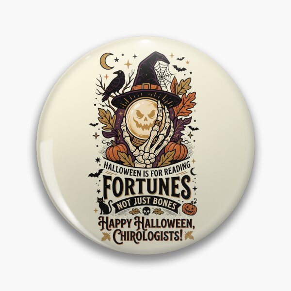 Artikelvorschau, Halloween is for reading fortunes, not just bones - Halloween for chirologists entworfen und verkauft von ParadoxParadox.