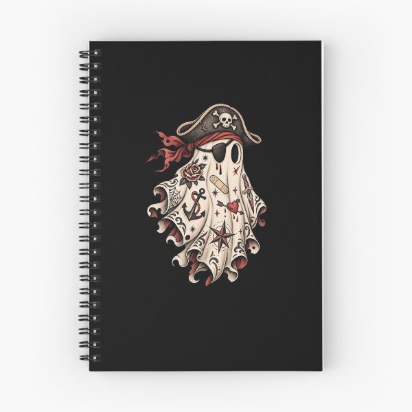 Item preview, Funny Ghost Pirate Halloween Flash Art designed and sold by elderberry.