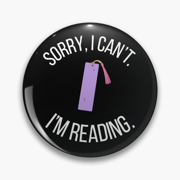 Artikelvorschau, Tut mir leid, ich kann nicht, ich lese gerade „Funny Bookmark Reader“. entworfen und verkauft von Jacob Zubek.