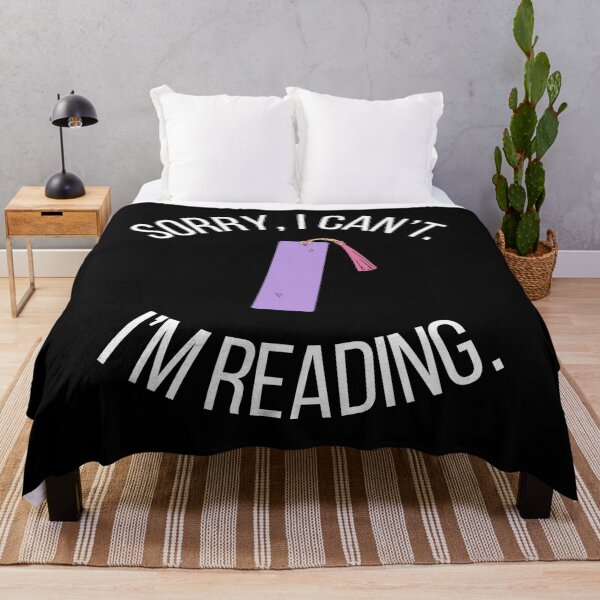Item preview, Sorry I Can't I'm Reading Funny Bookmark Reader designed and sold by Jacob Zubek.