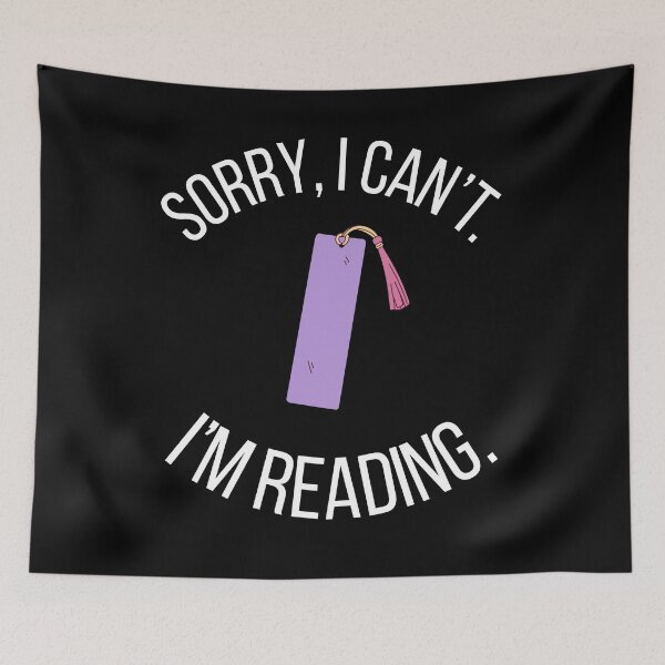 Item preview, Sorry I Can't I'm Reading Funny Bookmark Reader designed and sold by Jacob Zubek.