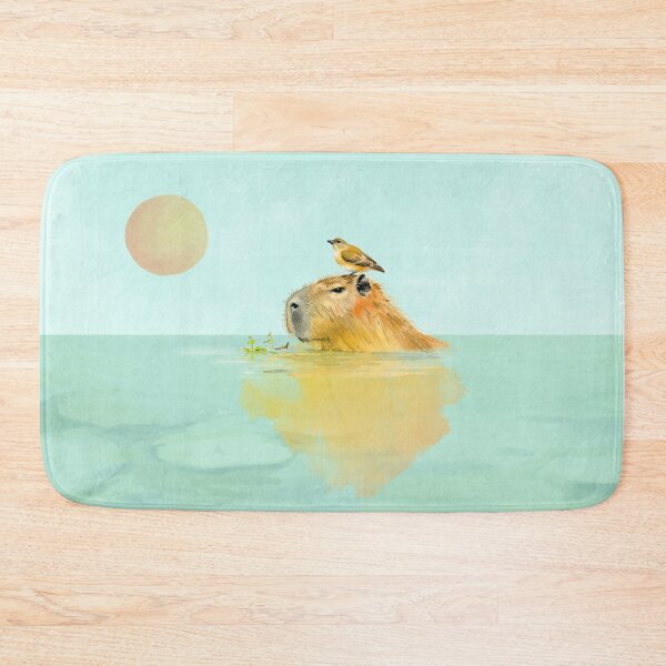 Item preview, Capybara and Bird designed and sold by monicabianca.
