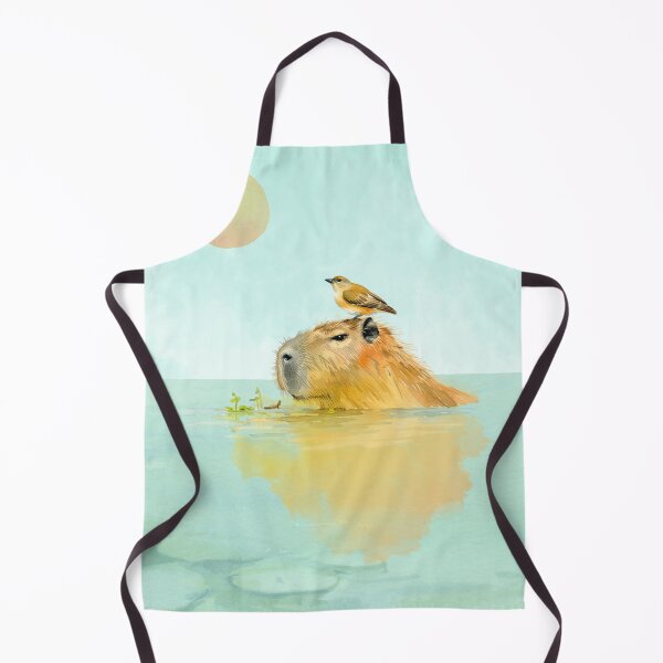 Item preview, Capybara and Bird designed and sold by monicabianca.