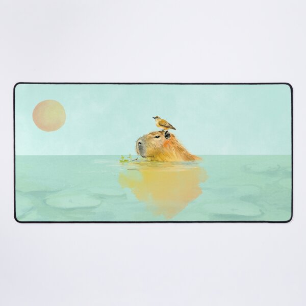 Item preview, Capybara and Bird designed and sold by monicabianca.