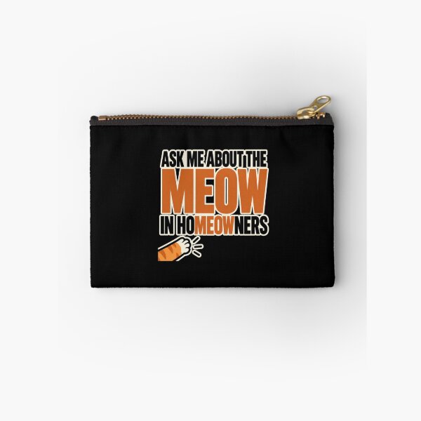 Item preview, Funny Ask Me About The Meow In Homeowners Cat Pun Art designed and sold by elderberry.