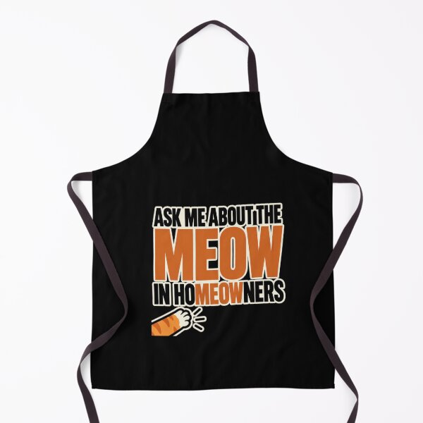 Item preview, Funny Ask Me About The Meow In Homeowners Cat Pun Art designed and sold by elderberry.