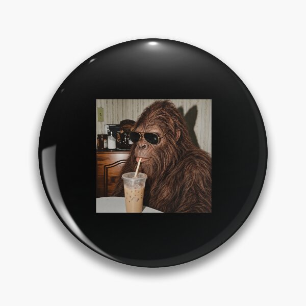 Item preview, Bigfoot With Iced Coffee and Aviator Sunglasses designed and sold by elderberry.