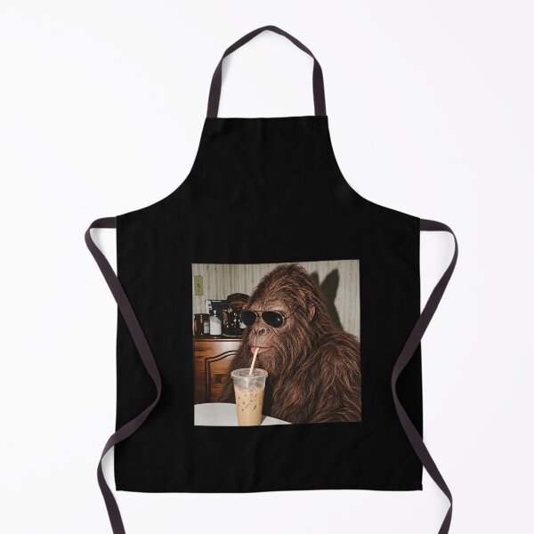 Artikelvorschau, Bigfoot mit Eiskaffee und Pilotenbrille entworfen und verkauft von elderberry.