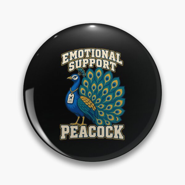 Item preview, Funny Support Peacock Travel Pun Companion Art designed and sold by elderberry.