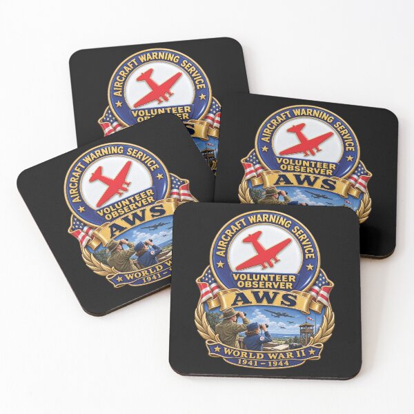 Item preview, Aircraft Warning Service (AWS) WWII - 3D - Enhanced designed and sold by Military Insignia Products.