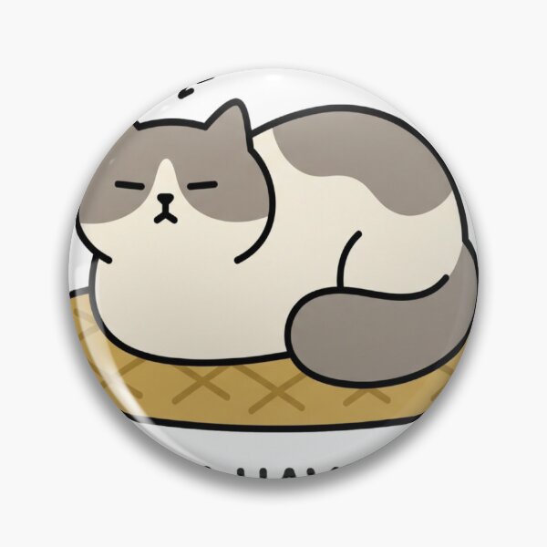 Item preview, Sorry I Have Plans - Lazy Cat Loaf Funny Introvert Homebody Sticker designed and sold by its.shivang.