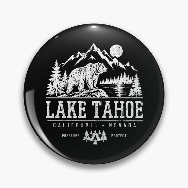 Item preview, Lake Tahoe Grizzly Bear Mountains Classic California Nevada designed and sold by AzulAdams.