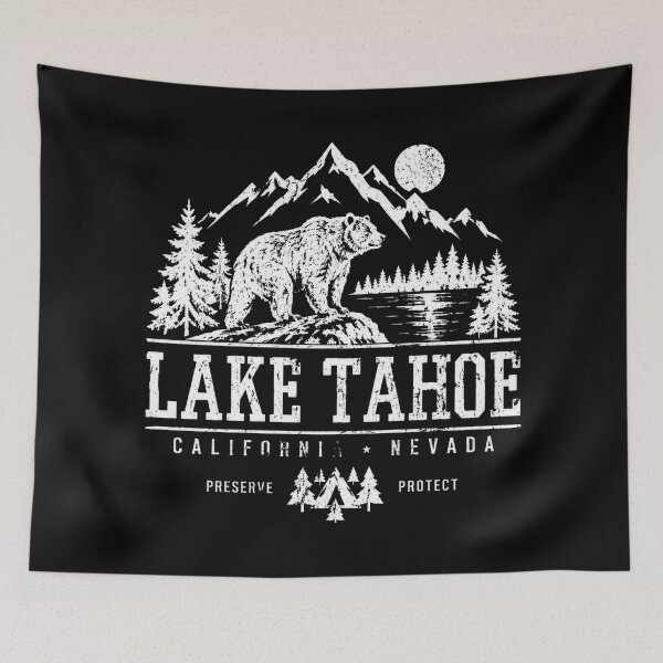 Item preview, Lake Tahoe Grizzly Bear Mountains Classic California Nevada designed and sold by AzulAdams.
