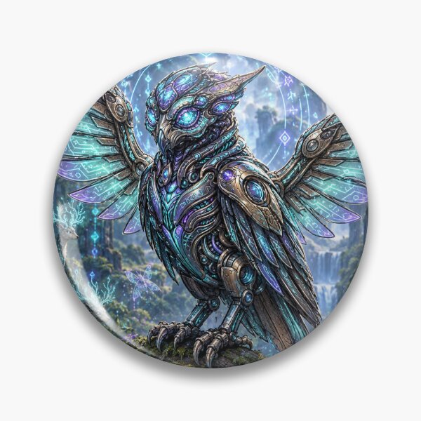 Item preview, Ethereal Biomechanical Owl in Magical Sanctuary designed and sold by KristinaArts.