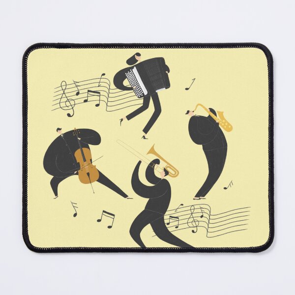 Item preview, Modern Musicians Playing Musical Instruments Illustration designed and sold by LunaVales.