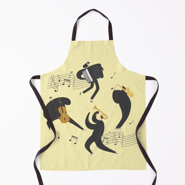 Item preview, Modern Musicians Playing Musical Instruments Illustration designed and sold by LunaVales.