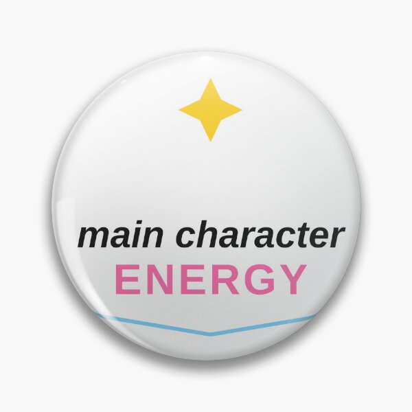 Item preview, Main Character Energy – Y2K Aesthetic Sticker & Shirt Design designed and sold by geschenke für alle.
