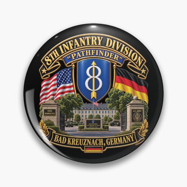Item preview, Army - 8th Infantry Div - Pathfinder - Bad Kreuznach GE - 3D - Enhanced designed and sold by Military Insignia Products.