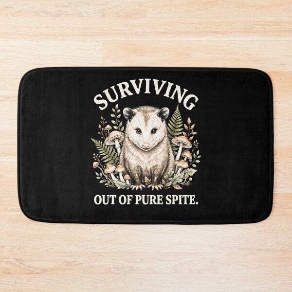 Item preview, Surviving Out Of Pure Spite Funny Surviving Possum Design designed and sold by T9AXER.