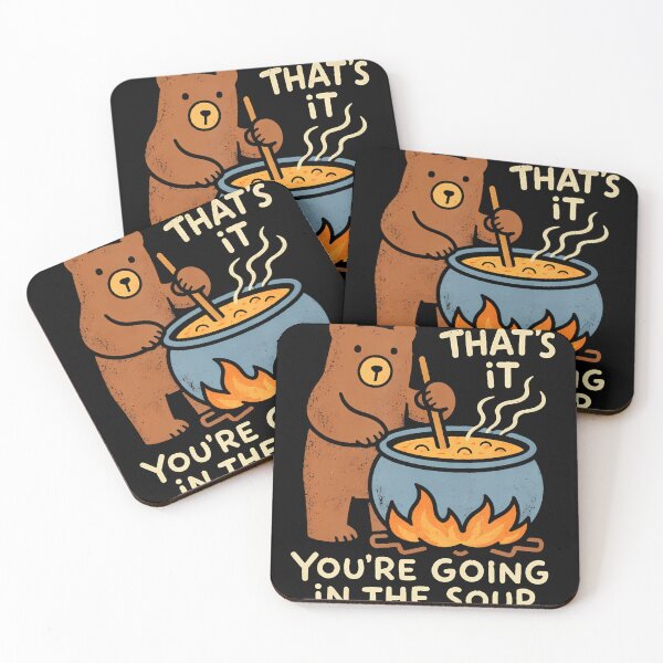 Item preview, That'S It You'Re Going In The Soup Cute Animal Humor designed and sold by T9AXER.