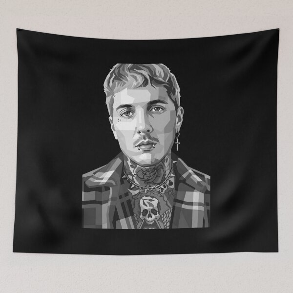 Aperçu de l'œuvre Oliver Sykes Grayscale créée et vendue par varkicermanas.