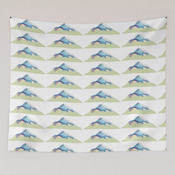 Item preview, Sunrise Aoraki Mount Cook - Geometric Alpine Peak Art designed and sold by iampaulmorris.