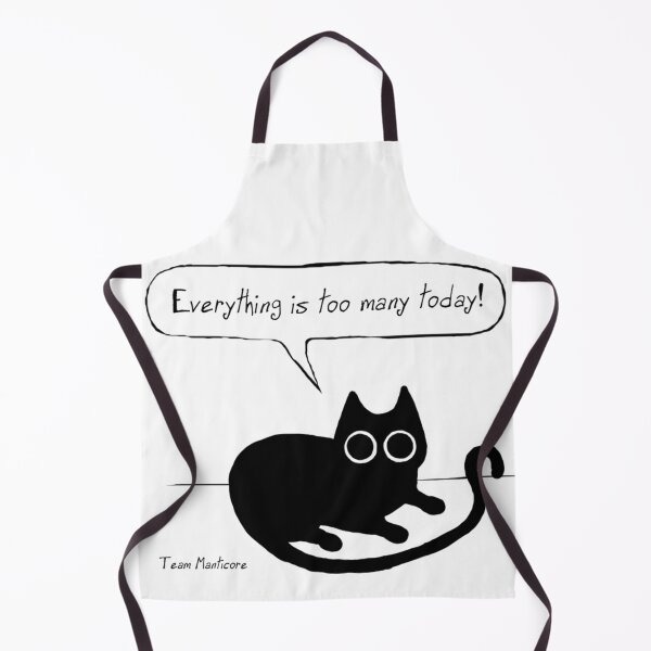 Item preview, Todo es demasiado - Gato estresado designed and sold by Team Manticore.