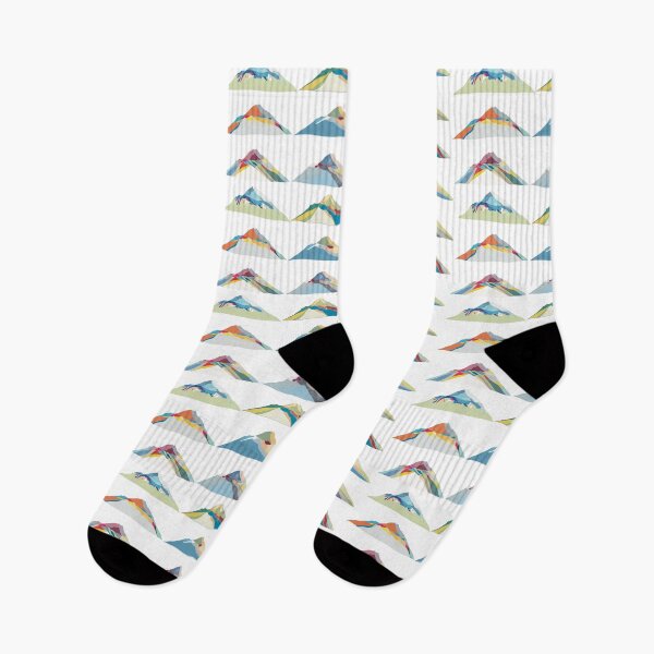 Item preview, Aoraki Mount Cook Set of Six - Geometric Alpine Peak Art designed and sold by iampaulmorris.