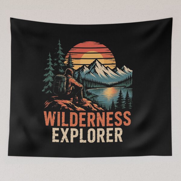 Item preview, Campfire Dreams Wilderness Explorer Retro designed and sold by AzulAdams.