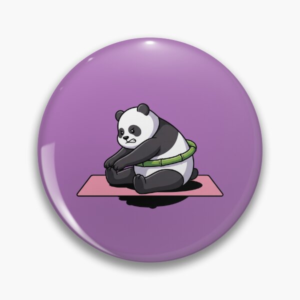 Item preview, Funny Panda Bamboo Hula Hoop Fitness Yoga Mat designed and sold by Rare By Hero.