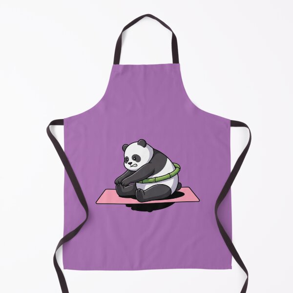 Item preview, Funny Panda Bamboo Hula Hoop Fitness Yoga Mat designed and sold by Rare By Hero.