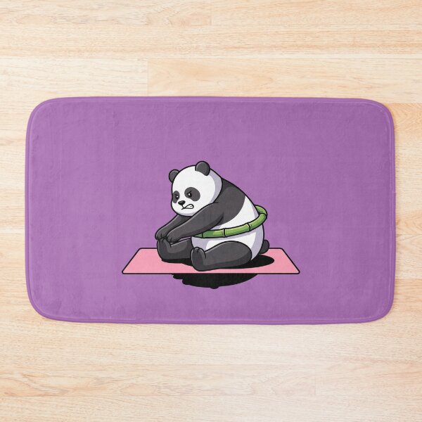 Item preview, Funny Panda Bamboo Hula Hoop Fitness Yoga Mat designed and sold by Rare By Hero.