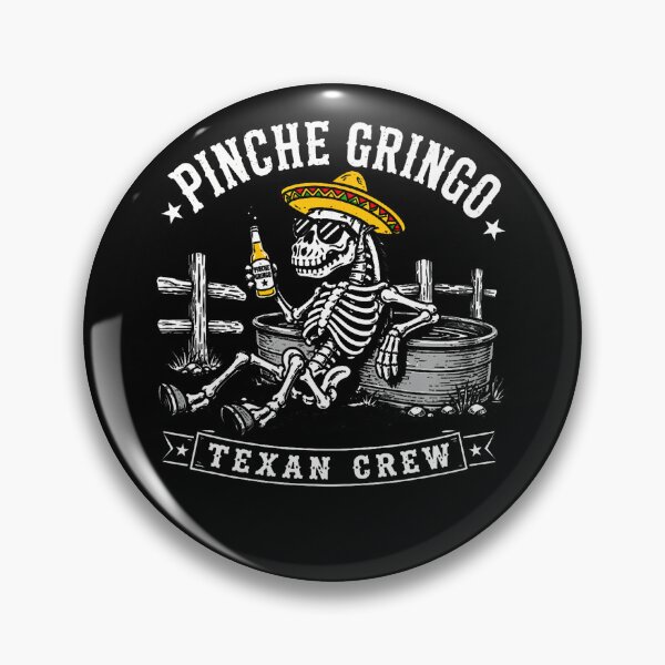 Item preview, Pinche Gringo Texan Crew Skeleton Sombrero designed and sold by T9AXER.
