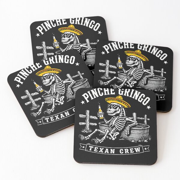 Item preview, Pinche Gringo Texan Crew Skeleton Sombrero designed and sold by T9AXER.