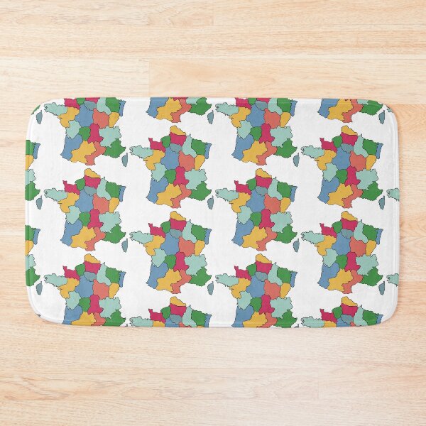 Item preview, Bold Regions France Map - Colourful Regions Line Art designed and sold by iampaulmorris.