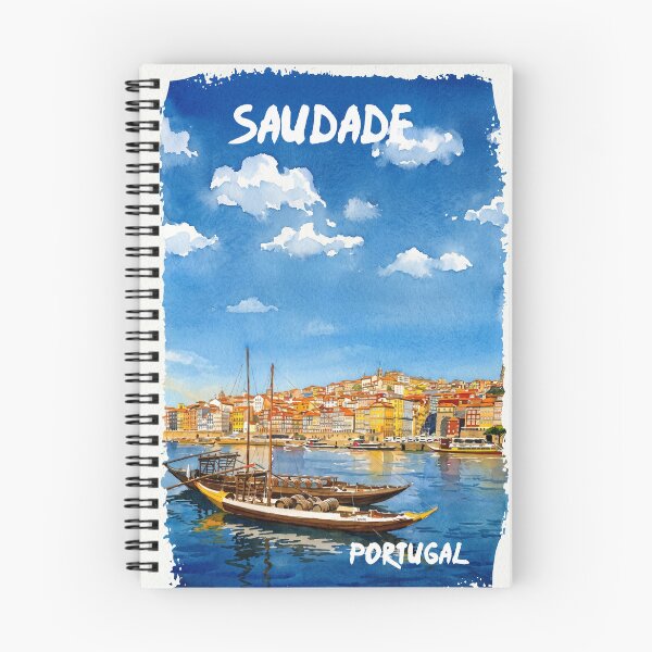Item preview, Saudade Portugal – Aesthetic Watercolor Travel Design designed and sold by HappyLuckyJoy.