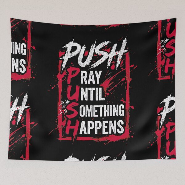 Item preview, Pray Until Something Happens designed and sold by Art-Max.