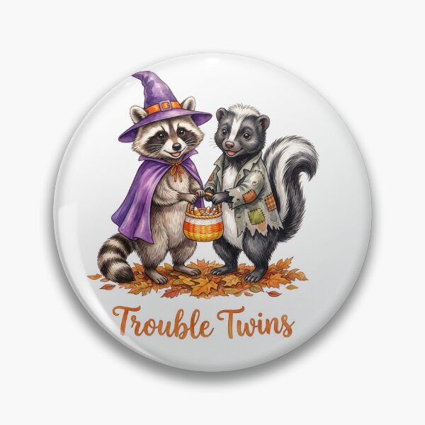 Item preview, Trouble Twins Halloween designed and sold by Tiffany Roy.