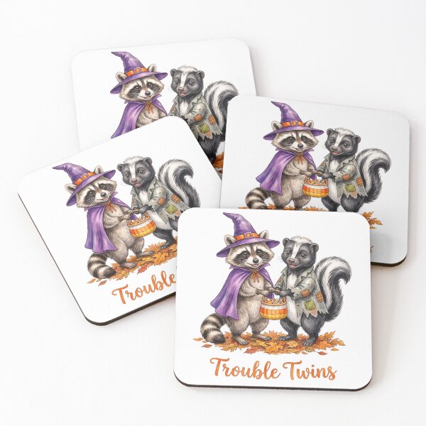 Item preview, Trouble Twins Halloween designed and sold by Tiffany Roy.