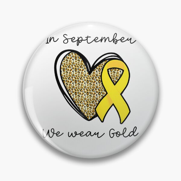 Item preview, In September We Wear Gold Rainbow Childhood Cancer Awareness designed and sold by T9AXER.