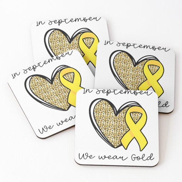 Item preview, In September We Wear Gold Rainbow Childhood Cancer Awareness designed and sold by T9AXER.
