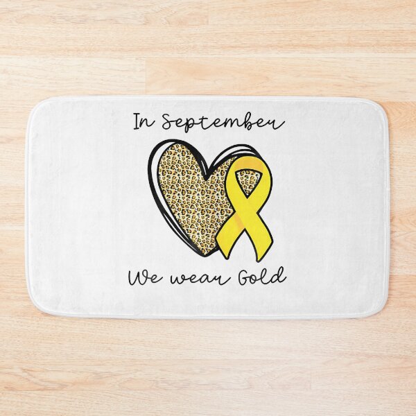 Item preview, In September We Wear Gold Rainbow Childhood Cancer Awareness designed and sold by T9AXER.